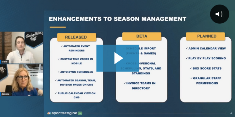 Webinar Recap: Season Management Enhancements Part One
