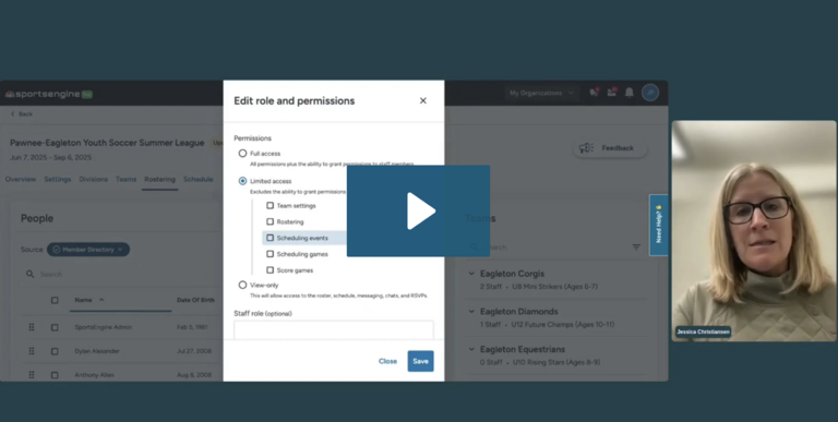 SportsEngine HQ Product Update: Team Level Permissions